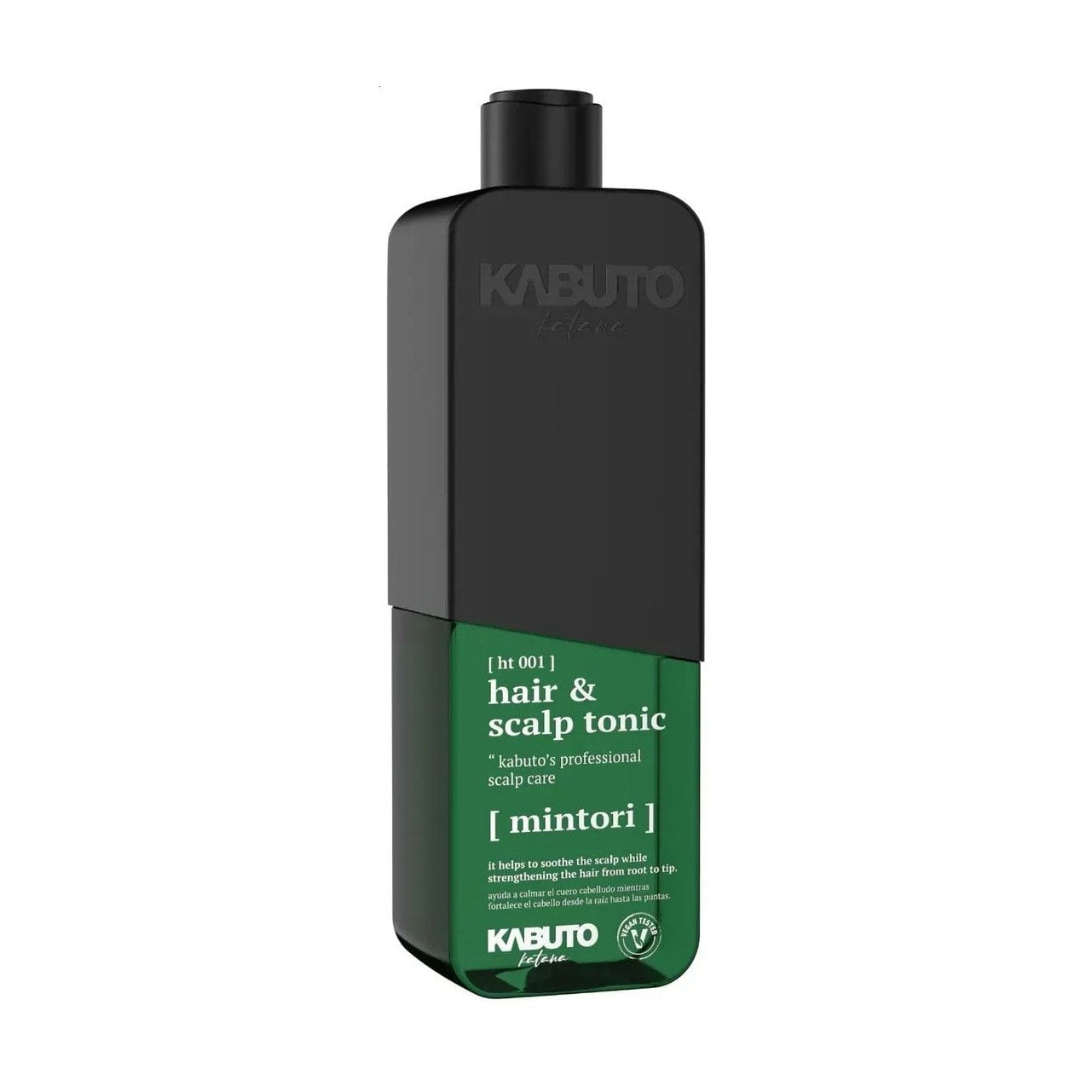 Чоловічий тонік для волосся та шкіри голови Kabuto Katana Hair &amp; Scalp Tonic, Mintori, 400 мл